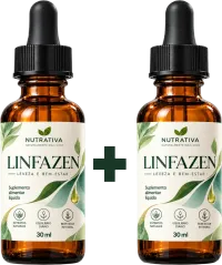 Kit com 2 frascos de Linfazen