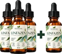 Kit com 4 frascos de Linfazen